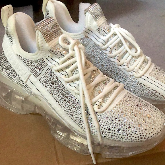 Steve Madden Rhinestone Sneakers - Picture 2 of 5